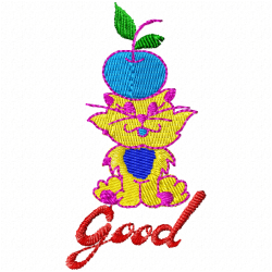 Cats Embroidery Design 8